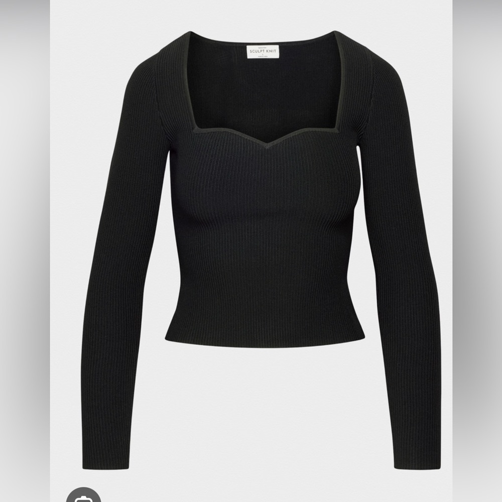 Babaton Sculpt Knit Sweetheart Longsleeve